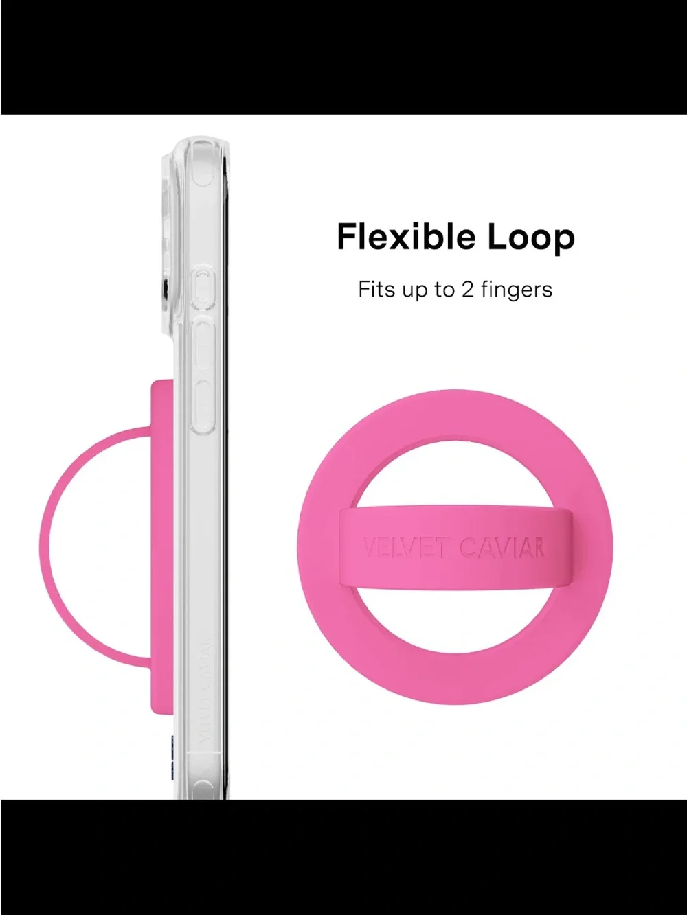 Velvet Caviar Orchid Pink MagSafe Grip Loop NIB